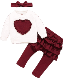 Designer Baby Clothes You Will Fall in Love With 5 Toddler Baby Girls Clothes Infant Long Sleeve Ruffles Shirt Tops Long Pants Fall Winter Outfits for Girl
