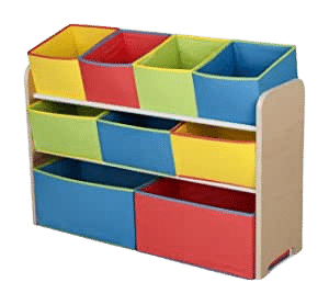 Delta Children Multi Colour Deluxe Toy Organizer with Storage Bins