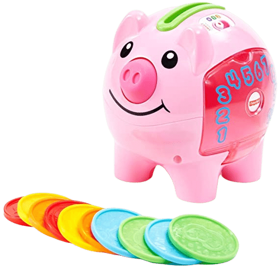 10 Best Developmental Toys For Babies Aged 0-24 Months 2 Fisher Price Laugh Learn Smart Stages Piggy Bank