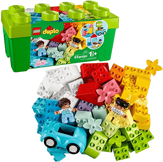 10 Best Developmental Toys For Babies Aged 0-24 Months 4 LEGO DUPLO Classic Brick Box 10913 First Set with Storage