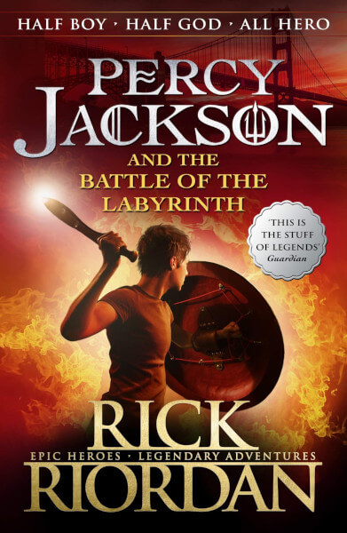 10 Good Books For Teens to Develop Their Reading habit 10 Percy Jackson and The Battle of the Labyrinth by Rick Riordan Book Cover