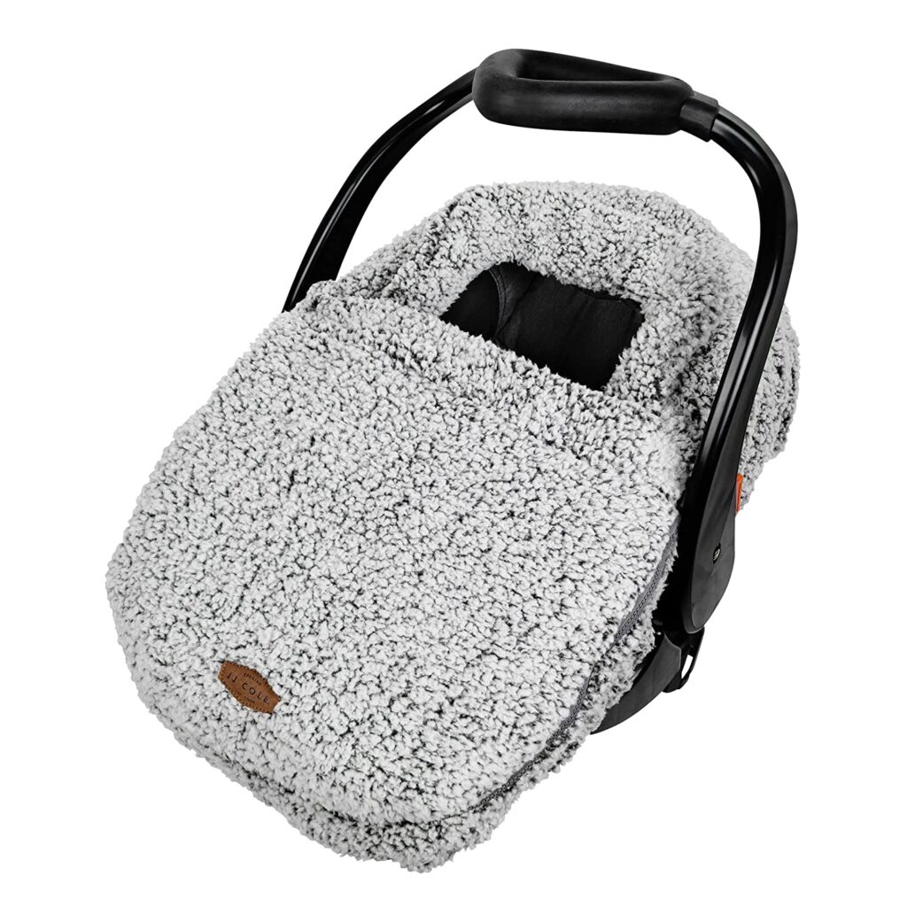 12 Infant Car Seat Covers For Protecting Your Little One 32 JJ Cole Cuddly Car Seat Cover 1