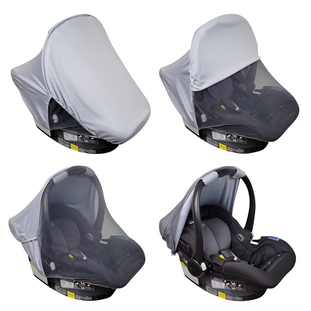 12 Infant Car Seat Covers For Protecting Your Little One 22 Liuliuby Car Seat cover 2