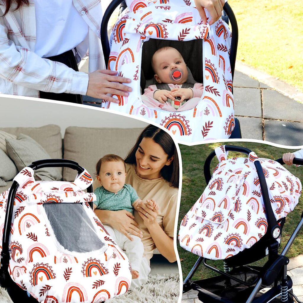12 Infant Car Seat Covers For Protecting Your Little One 11 Pea Pod Baby Car seat Cover 4