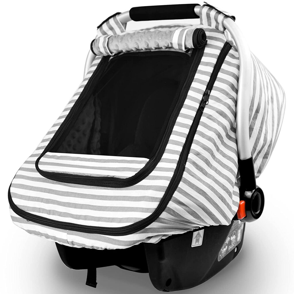 12 Infant Car Seat Covers For Protecting Your Little One 12 Vaxaape Car Seat Cover 1