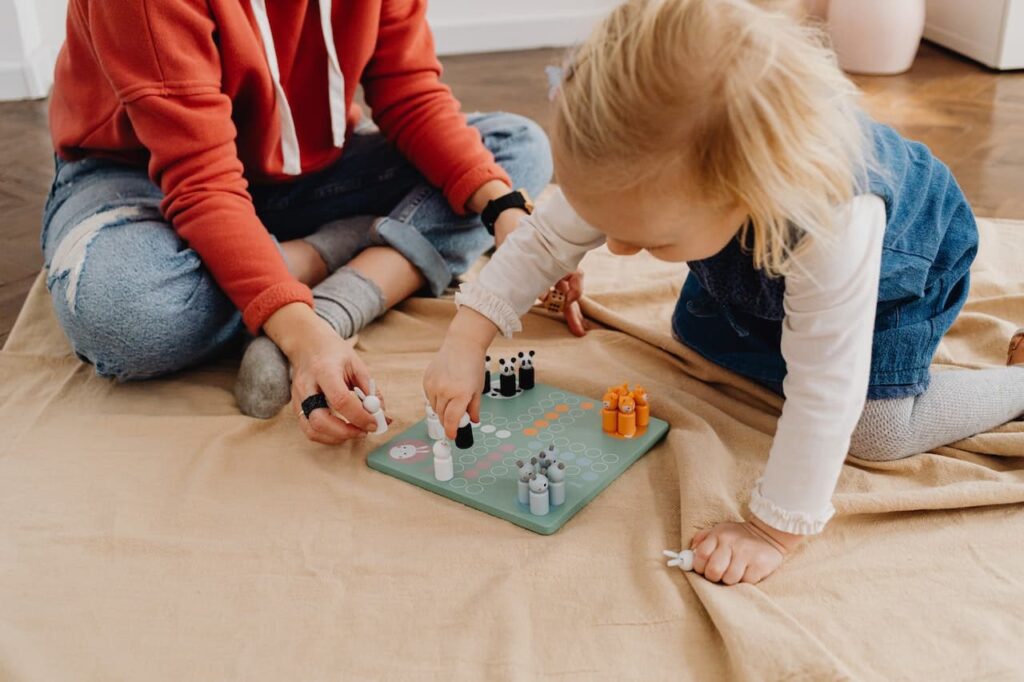 How to Teach Math to Preschoolers 5 Baby playing ludo