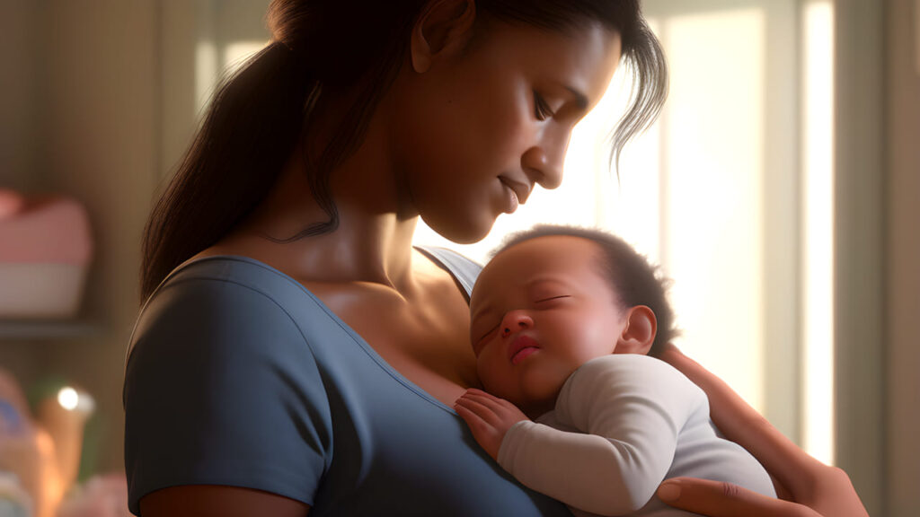 Mastering Breastfeeding Techniques: A Guide for New Mothers 6 Woman looking At Child During Breastfeeding